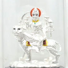 999 Silver Goddess Durga Murti in Case