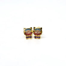 22K Gold Hello Kitty Studs