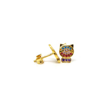 22K Gold Hello Kitty Studs