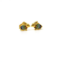 22K Gold Rabbit Shaped Studs
