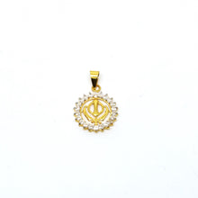22k Gold Khanda Pendant