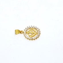 22k Gold Khanda Pendant