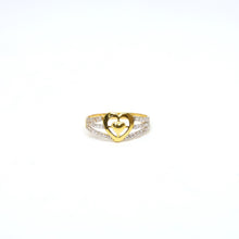 22K Gold Heart Ring