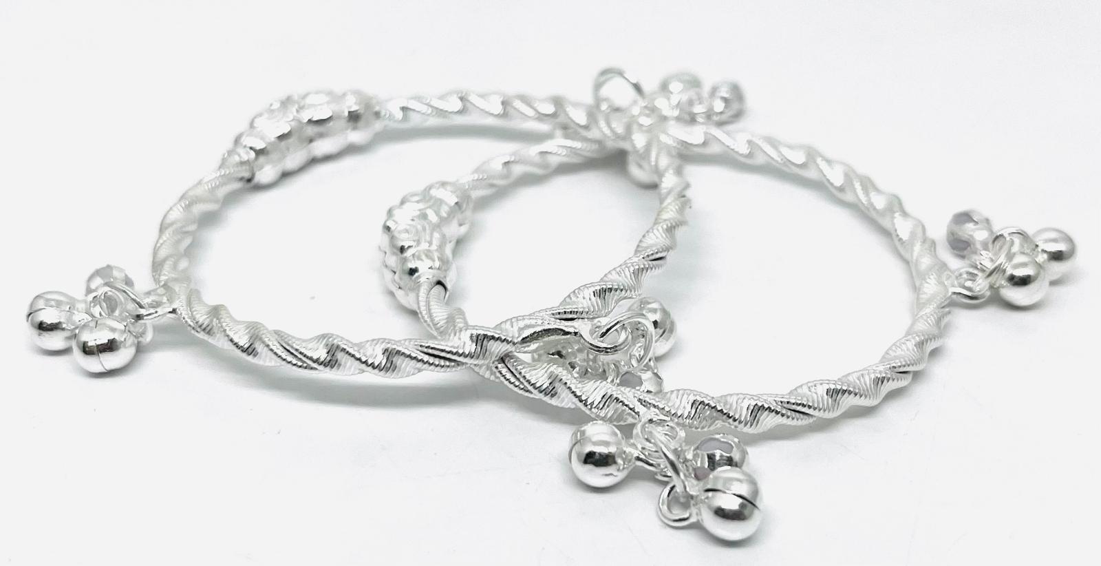 Silver Baby Bangle