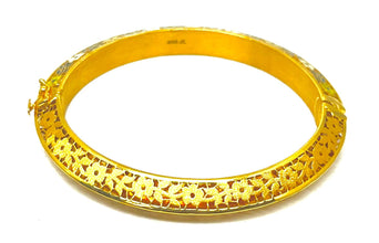 22K Gold Cuff Bangle