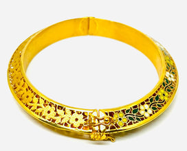 22K Gold Cuff Bangle