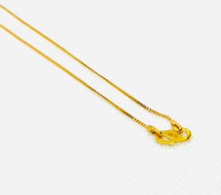 22k Gold Infinity Necklace