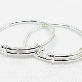 Silver Baby Bangle