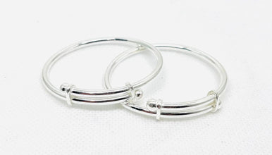 Silver Baby Bangle