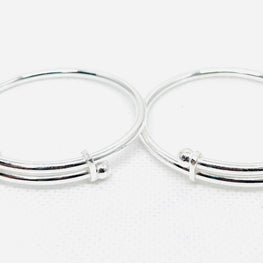 Silver Baby Bangle