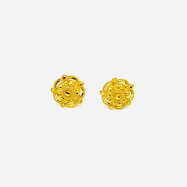 22K Gold Traditional Studs