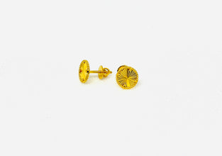 22K Gold Designer Studs