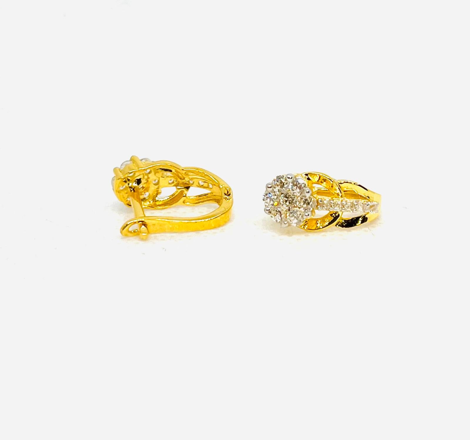 18K Gold Earrings