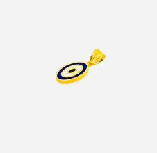 21k Gold Evil Eye Pendent