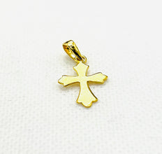 22K Gold Cross Pendant