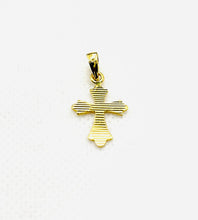 22K Gold Cross Pendant