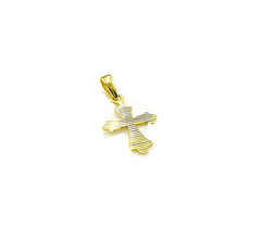 22K Gold Cross Pendant