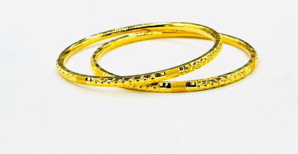 22K Gold Bangles Pair