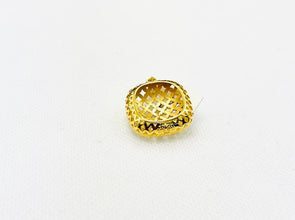 22K Gold Floral Pendant