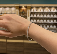 14k Gold Diamond Bangle