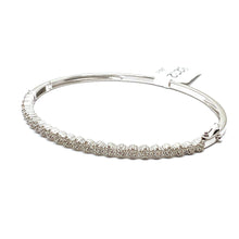 14k Gold Diamond Bangle