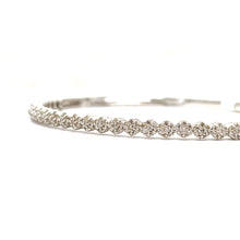 14k Gold Diamond Bangle