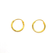 22k Gold Hoop Earrings