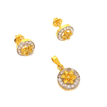 22k Gold Pendant Set
