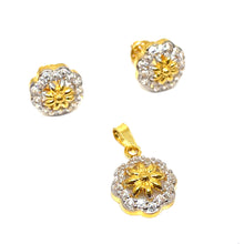 22k Gold Pendant Set