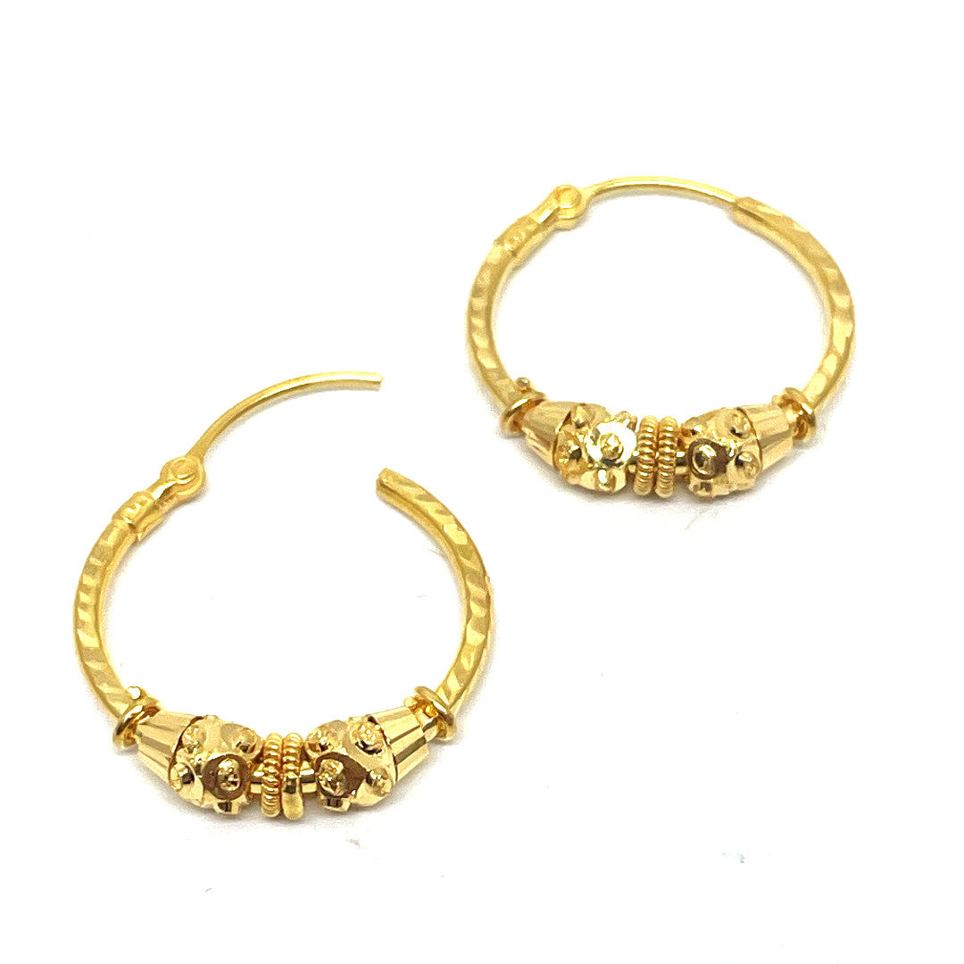 22K Gold Earrings