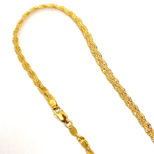 22k Gold Braided Chain