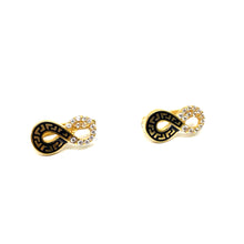 22k Gold Infinity Earrings