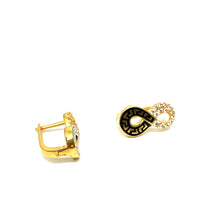 22k Gold Infinity Earrings