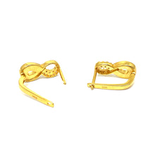 22k Gold Infinity Earrings