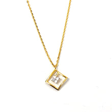 22k Gold Zircon Necklace