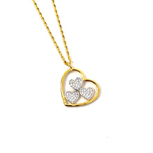 22K Gold Heart Necklace