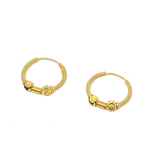 22k Gold Hoops