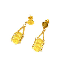 22k Gold Ginni Drop Studs
