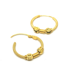22k Gold Hoops