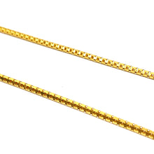 22k Gold Round Box Chain