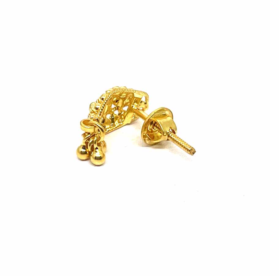 22k Gold Traditional Drop Studs
