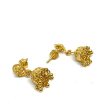 22k Traditional Jhumka Gold Earrings