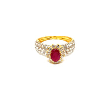 22K Gold Ruby Ring