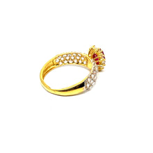 22K Gold Ruby Ring