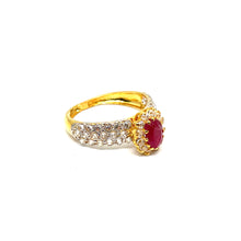 22K Gold Ruby Ring