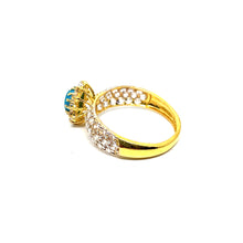 22K Gold Turquoise Ring