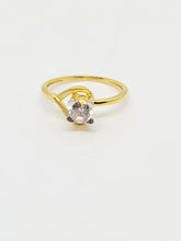22K Gold Solitare Ring