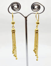 21K Gold Drop Earrings