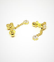 22k Gold Baby Drop Studs