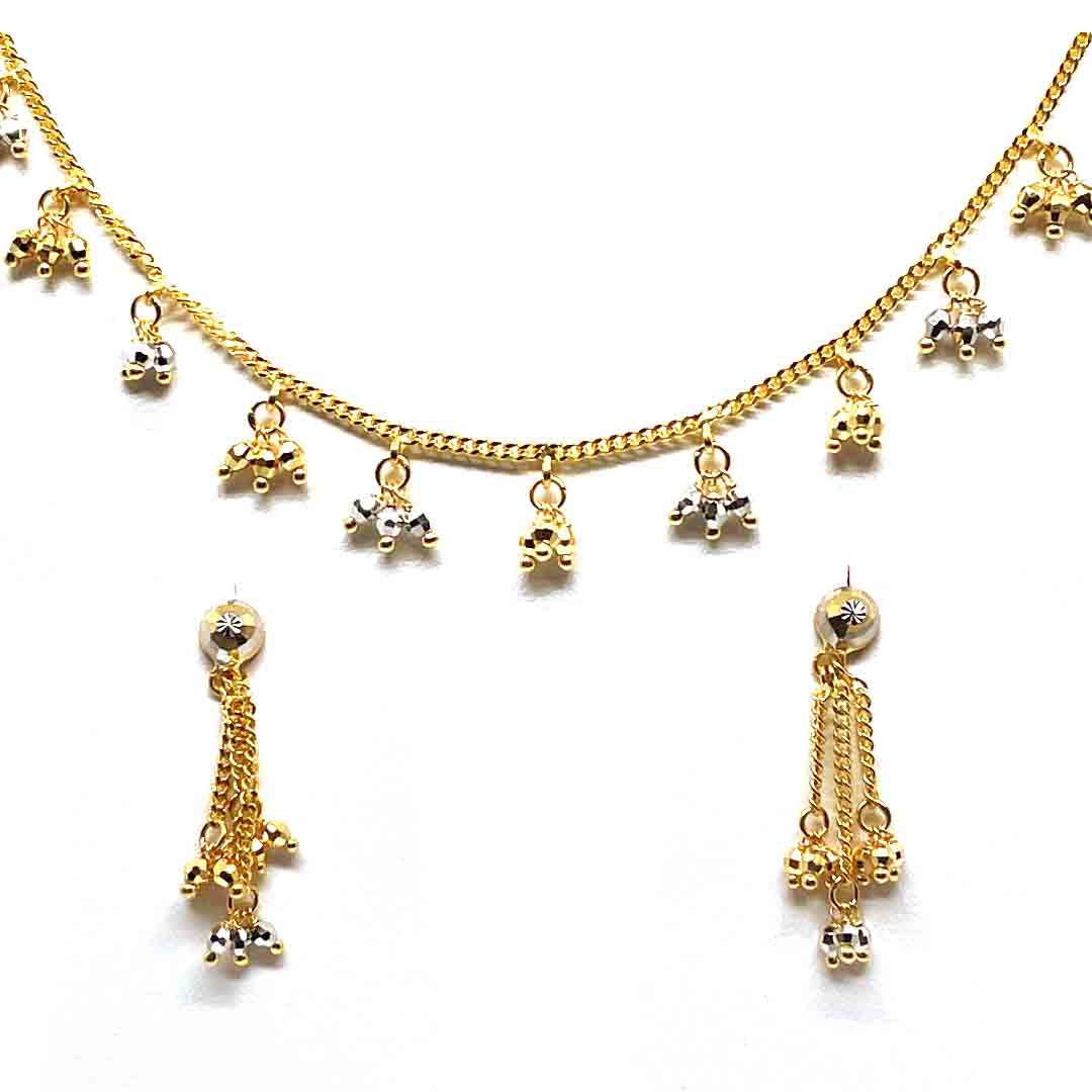 22k Gold Dual-Tone Necklace